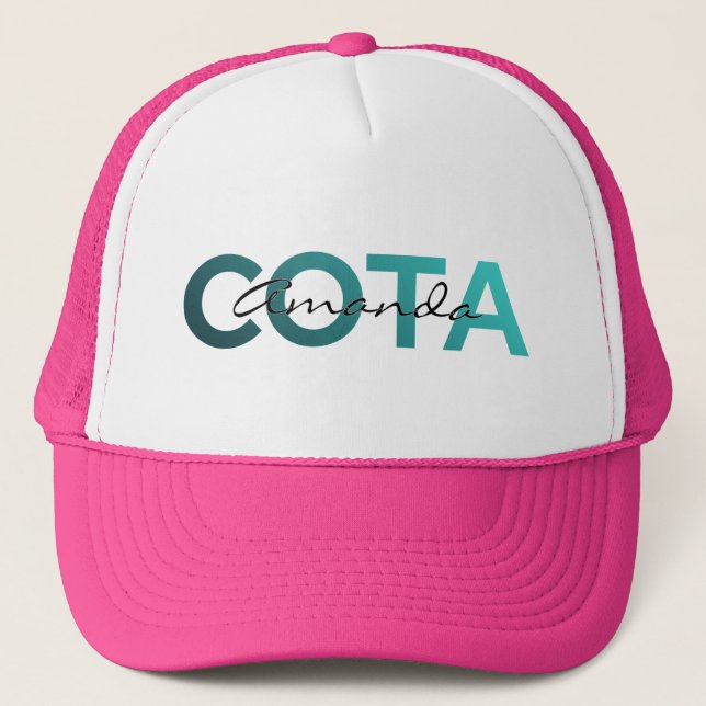 COTA Personalized Name Trucker Hat (Front)