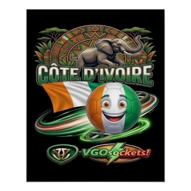 Cote D Ivoire-GBall Poster (Front)