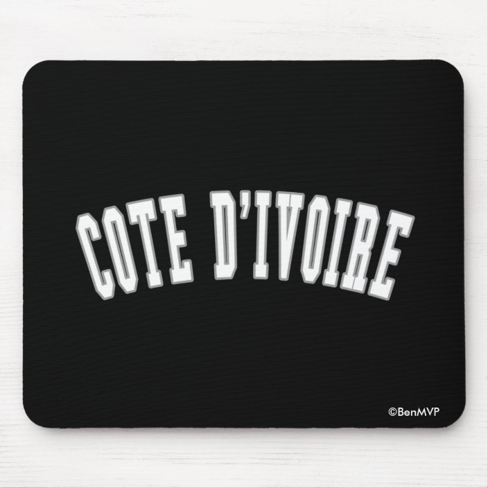 Cote d'Ivoire Mouse Pad