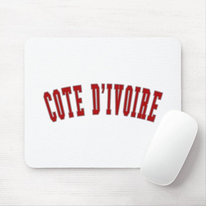 Cote d'Ivoire Mousepad
