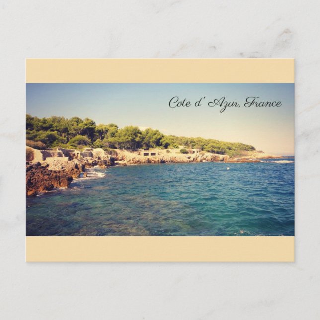 Cote d'Azur, Antibes, France Postcard (Front)
