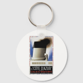 Cote D'Azur Channel Ferry Keychain