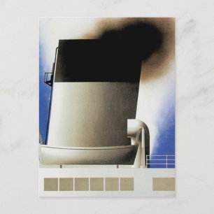 Cote D'Azur Channel Ferry Postcard