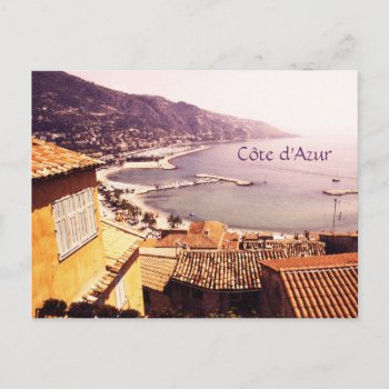 Côte D'azur  Menton Postcard by myworldtravels at Zazzle