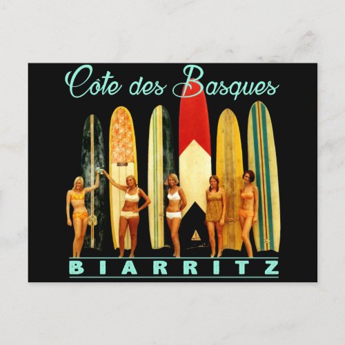 Cte des Basques Biarritz Postcard