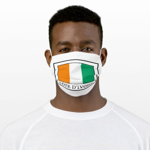 Cte dIvoire Adult Cloth Face Mask