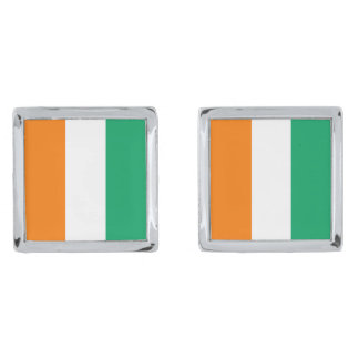 Cote d'Ivoire Flag Cufflinks