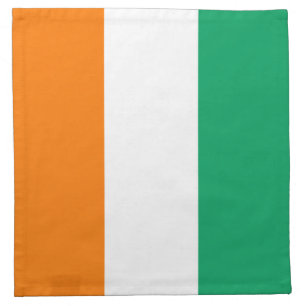 Cote d'Ivoire Flag Napkin