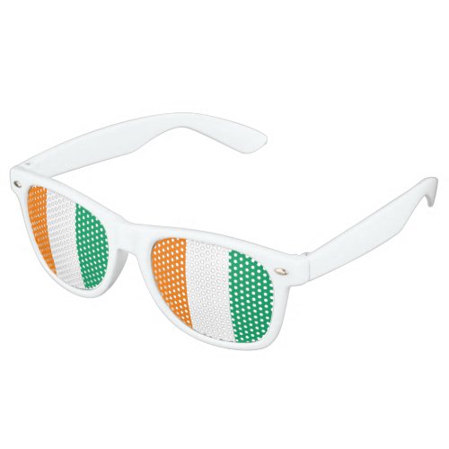 Cote dIvoire Flag Retro Sunglasses