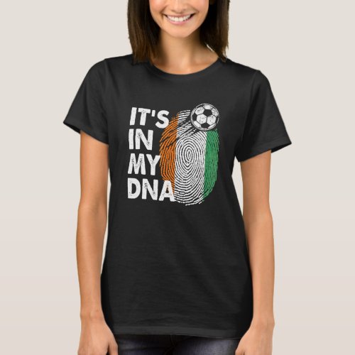 Cote Divoire In My Dna Cote Divoire Flag Team T_Shirt