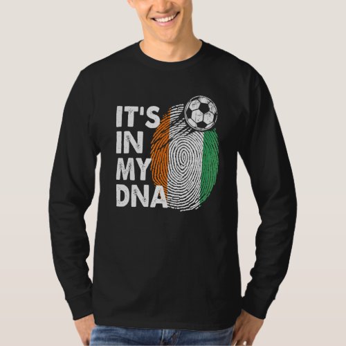 Cote Divoire In My Dna Cote Divoire Flag Team T_Shirt