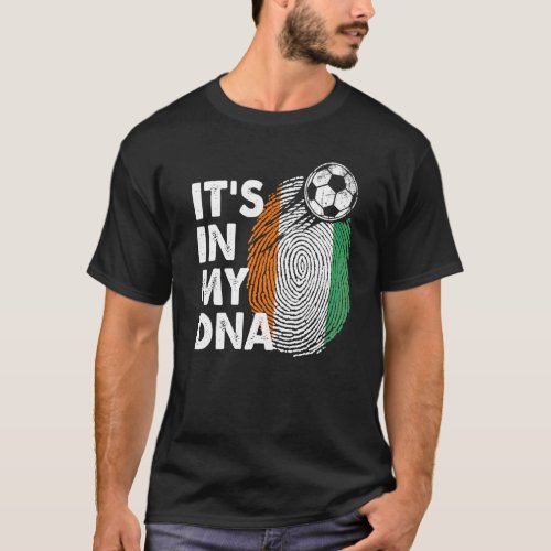 Cote Divoire In My Dna Cote Divoire Flag Team T_Shirt