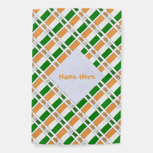 Cote d'Ivoire Ivorian Flag Tiled Orange Personal