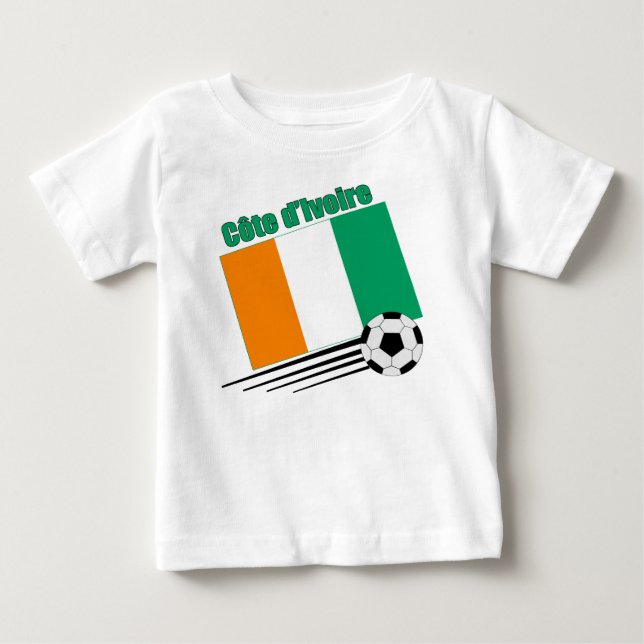 Cote d'Ivoire Soccer Team Baby T-Shirt (Front)