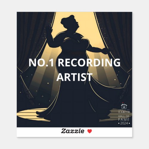 COTE Hall of Fame 2024 Recording Artist 17 Sticker