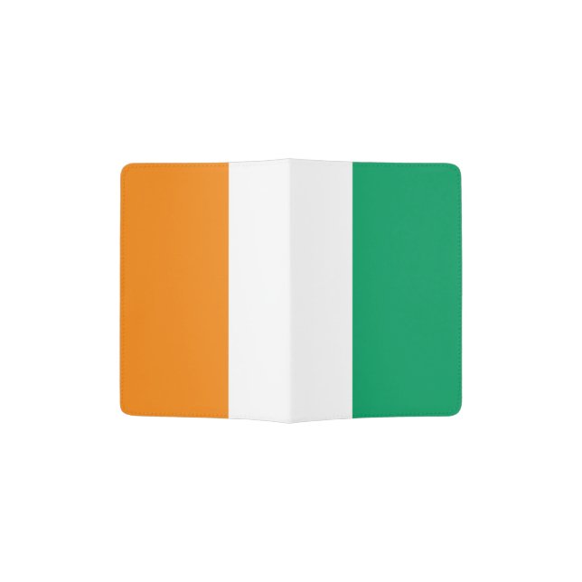 Coted Ivoire Flag Passport Holder (Opened)