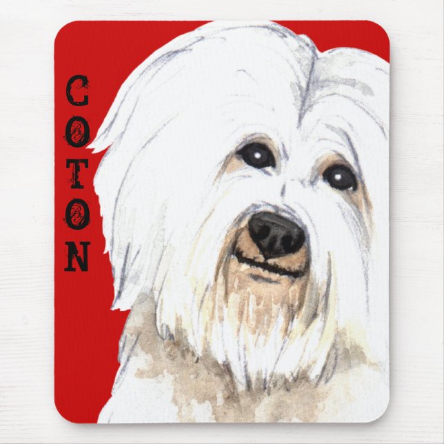 Coton Color Block Mouse Pad (Front)