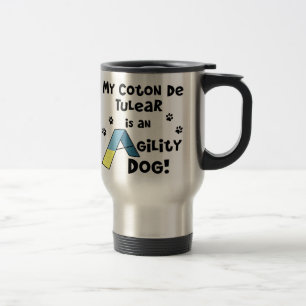 Coton de Tulear Agility Dog Travel Mug