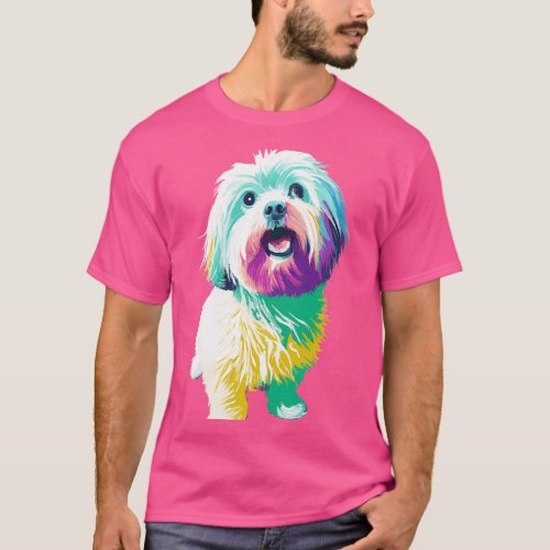 Coton de Tulear Art Dog Lover Gifts 2 T_Shirt