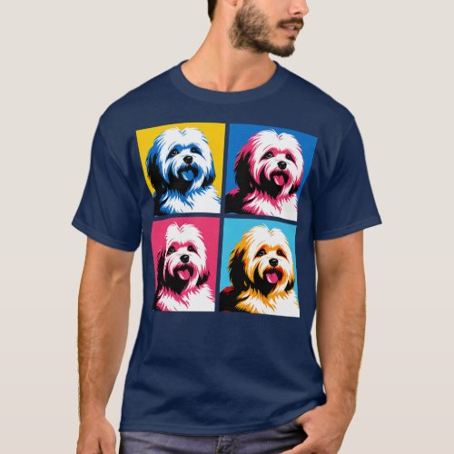 Coton de Tulear Art Dog Lovers T_Shirt