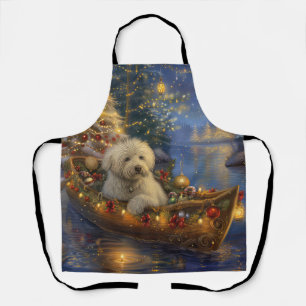 Coton De Tulear Christmas Festive Voyage Apron