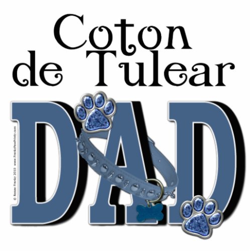 Coton de Tulear DAD Cutout