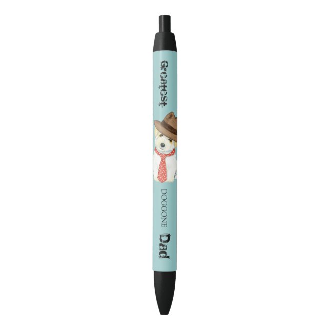 Coton de Tulear Dad Pen (Front Vertical)
