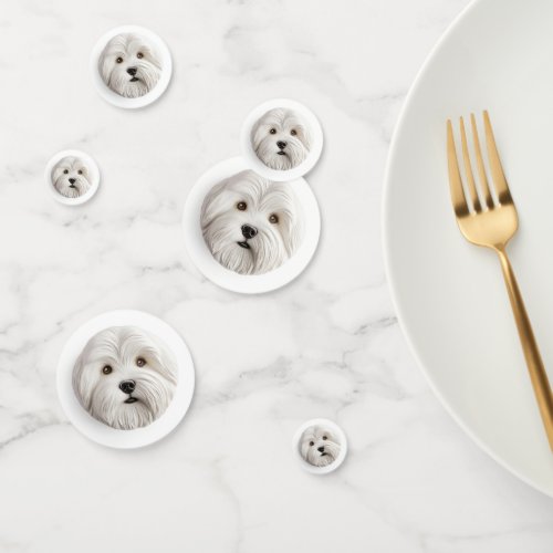 Coton De Tulear Dog 3D Inspired  Confetti