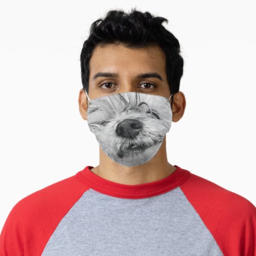 Coton de Tulear dog Adult Cloth Face Mask