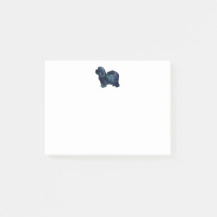 Coton de Tulear Dog Breed Black Watercolor Post-it Notes