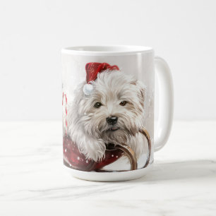 Coton De Tulear Dog Christmas Festive Coffee Mug