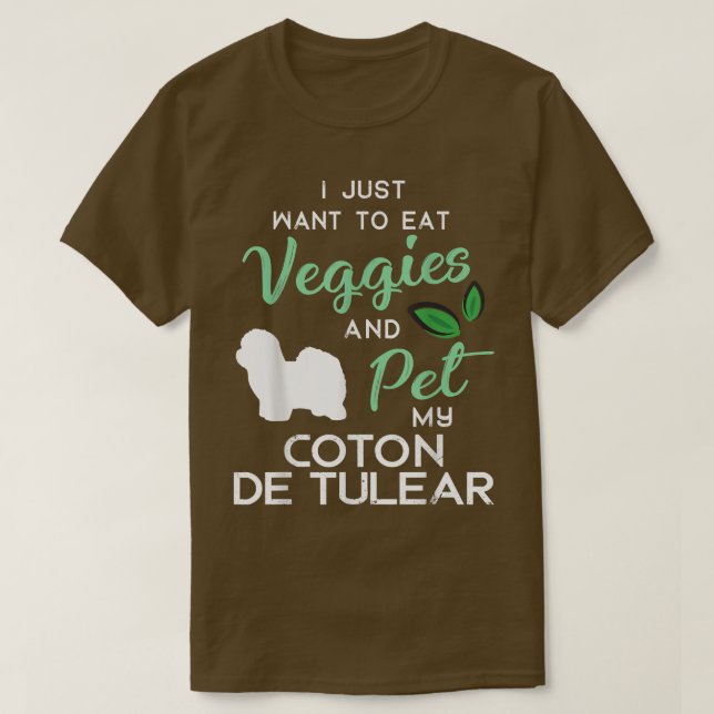 Coton De Tulear Dog Cigar lover owner Xmas Birthda T-Shirt (Design Front)
