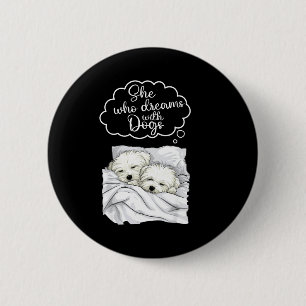 Coton De Tulear Dog Nightgown Pajama  Button