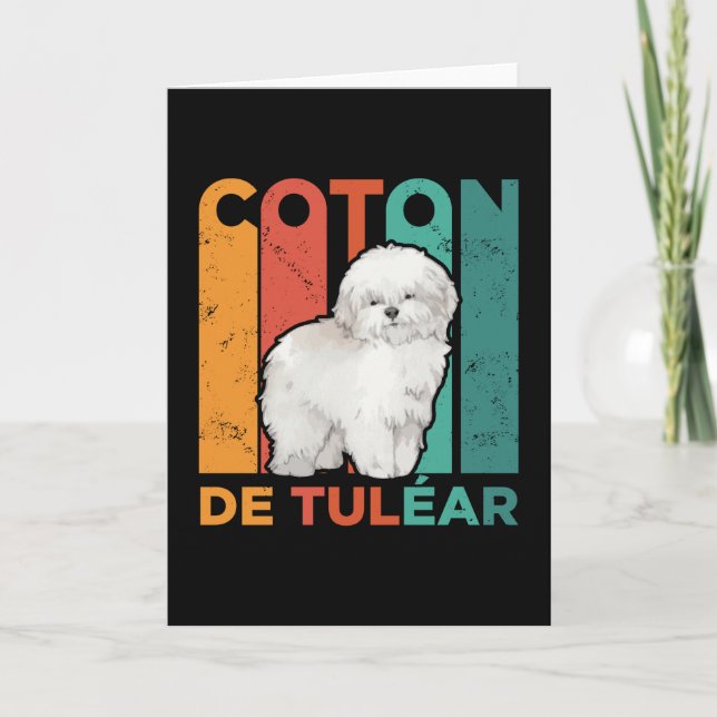 Coton de Tulear | Dog Owner Coton de Tuléar Card (Front)