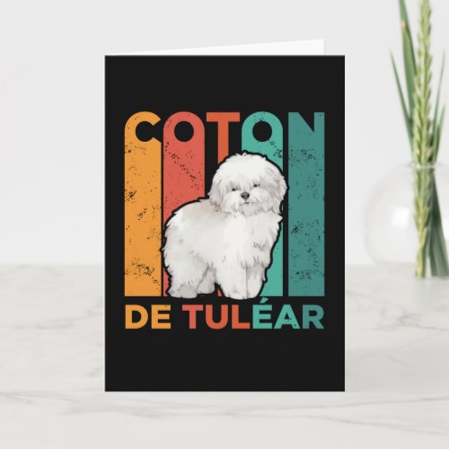 Coton de Tulear  Dog Owner Coton de Tular Card