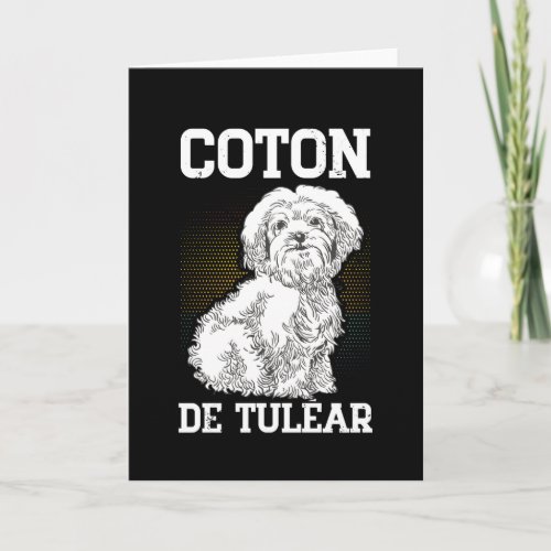 Coton de Tular  Dog Owner Coton de Tulears Card