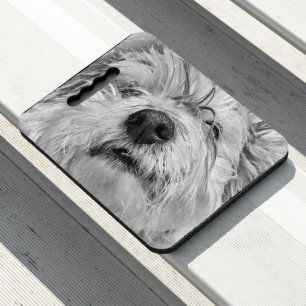 Coton de Tulear dog Seat Cushion