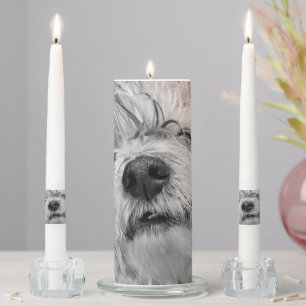 Coton de Tulear dog Unity Candle Set