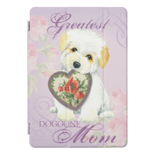 Coton de Tulear Heart Mom iPad Pro Cover