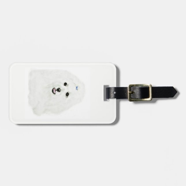 Coton de Tulear Luggage Tag (Front Horizontal)