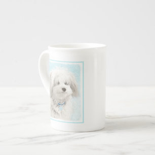 Coton de Tulear Painting - Cute Original Dog Art Bone China Mug