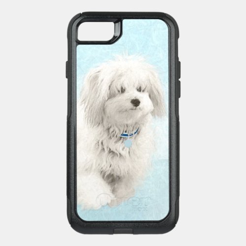 Coton de Tulear Painting _ Cute Original Dog Art OtterBox Commuter iPhone SE87 Case