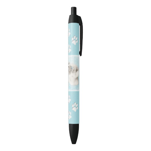 Coton de Tulear Painting - Cute Original Dog Art Pen (Bottom (Vertical))
