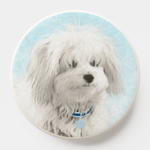 Coton de Tulear Painting - Cute Original Dog Art PopSocket