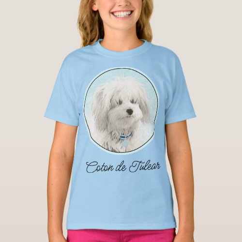 Coton de Tulear Painting _ Cute Original Dog Art T T_Shirt