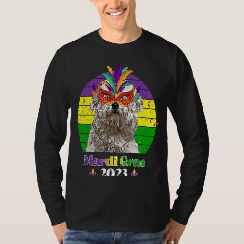 Coton de Tulear Party Dog Mardi Gras 2023 T_Shirt