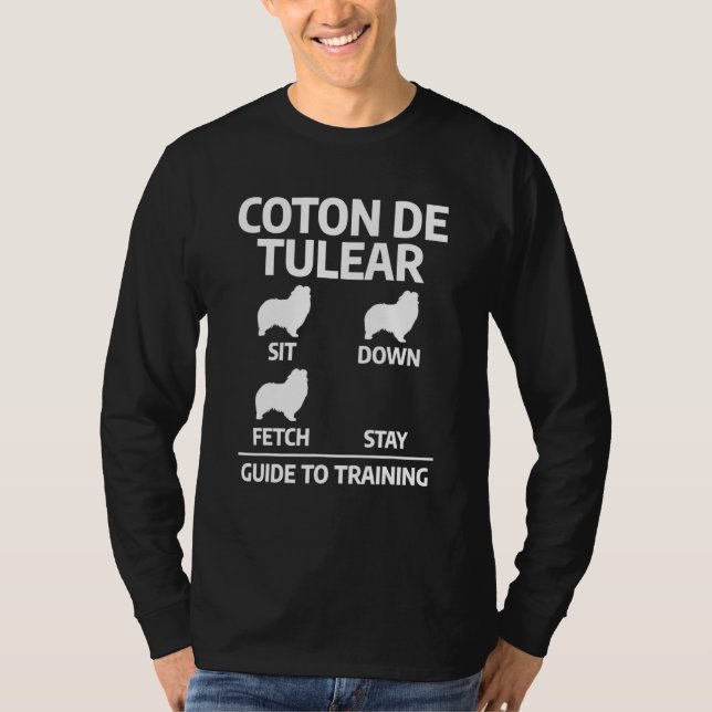 Coton De Tulear Training Guide Dog Trainer T-Shirt (Front)