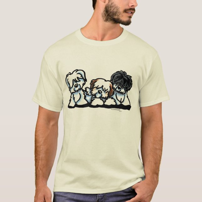 Coton De Tulear Trio T-Shirt (Front)
