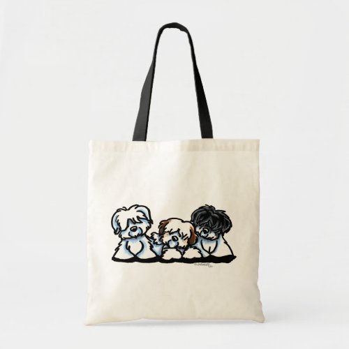 Coton De Tulear Trio Tote Bag