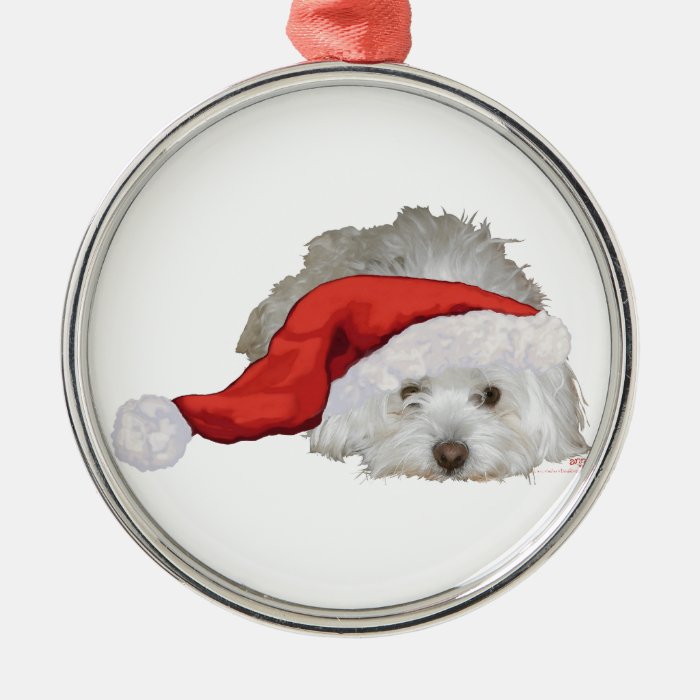 Coton de Tulear   Waiting Christmas Tree Ornament